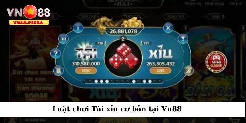 Luật chơi Tài xỉu online tại Vn88
